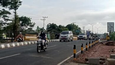 Jembatan KM 31 Banjarbaru Rampung, 2 Traffic Light Kembali Beroperasi