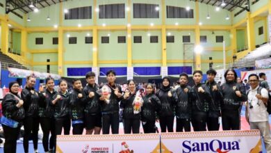 Karateka Kalsel Sumbang Emas dan Dua Perunggu di Popnas Jakarta