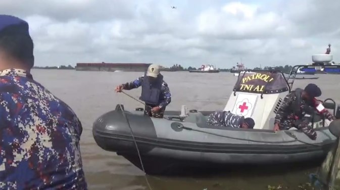 Lanal Banjarmasin Lakukan Latihan SAR Gabungan
