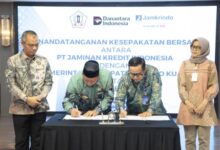 Penandatanganan Jasa Surety Bond, Pemkab Perkuat Jaminan Proyek