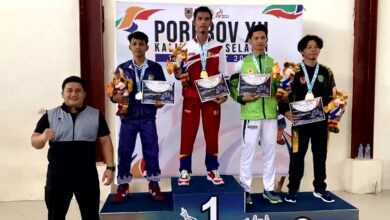 Sabet 11 Emas dari 22 Nomor, Tim Sambo Banjarmasin Juara Umum