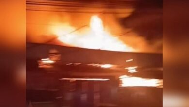 Pasar Bagiwas Handil Bakti ‘Diamuk’ Api