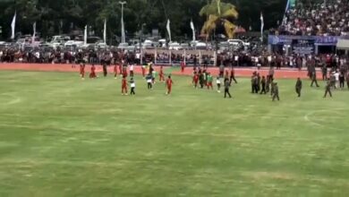 Semifinal Sepakbola Porprov XII Antara Tala vs Banjar Ricuh