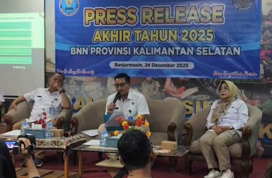 2025, BNNP Kalsel Ungkap Puluhan Kasus Narkoba