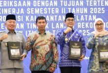 Bupati Tanah Bumbu Terima LHP Kepatuhan dan Kinerja Semester II Tahun 2025