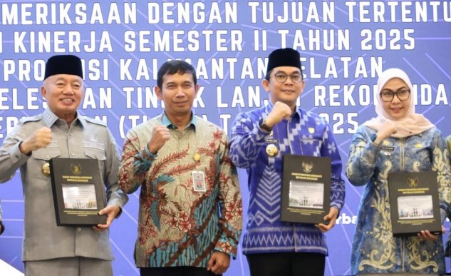 Bupati Tanah Bumbu Terima LHP Kepatuhan dan Kinerja Semester II Tahun 2025