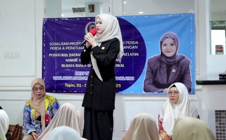 Desy Oktavia Sari, Wakil Ketua DPRD Kalsel ( Foto : Duta TV)