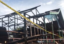 Kebakaran di Desa Berangas, 9 Rumah Ludes