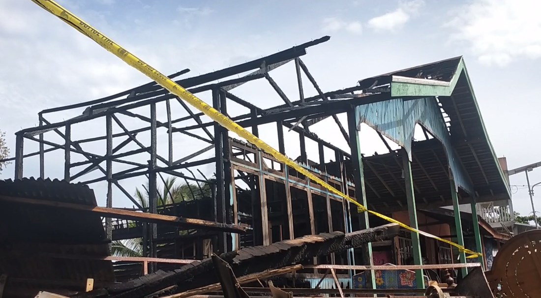 Kebakaran di Desa Berangas, 9 Rumah Ludes