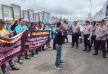 Tuntut Penyesuaian Tarif, Driver Online di Kalsel Gelar Aksi Demo