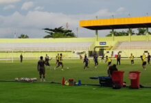 Laga kandang tim barito putera di siduarjo