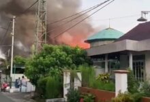 1 Rumah di Komplek Pangeran Antasari Martapura Terbakar Jelang Magrib
