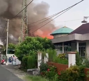 1 Rumah di Komplek Pangeran Antasari Martapura Terbakar Jelang Magrib
