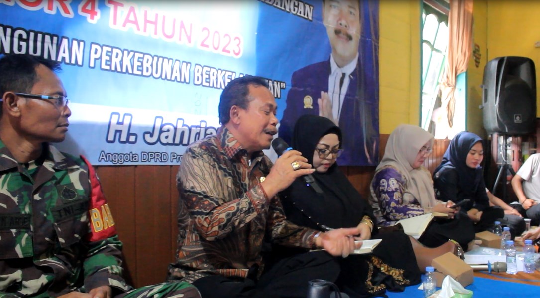 H. Jahrian Soroti Infrastruktur Jalan Tani di Desa Tabukan Raya