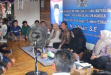 Kades Karya Makmur Diminta Sebarkan Nilai Pancasila ke Masyarakat