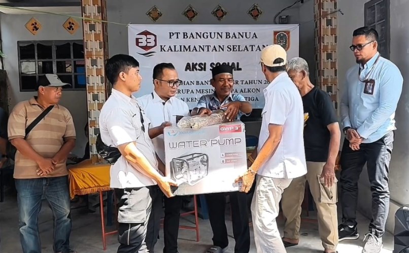 PT Bangun Banua Salurkan Bantuan CSR untuk Warga Banjarmasin