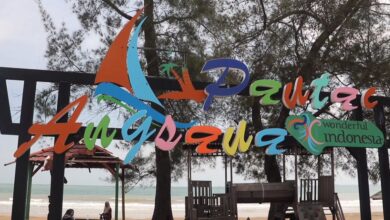 Pantai Angsana Tetap Menjadi Tujuan Liburan Warga Tanbu