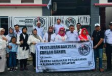 Partai Gerakan Perubahan Salurkan Bantuan untuk Korban Banjir dan Anak Yatim