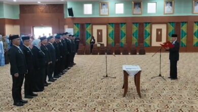 muhudin lantik pejabat eslon II