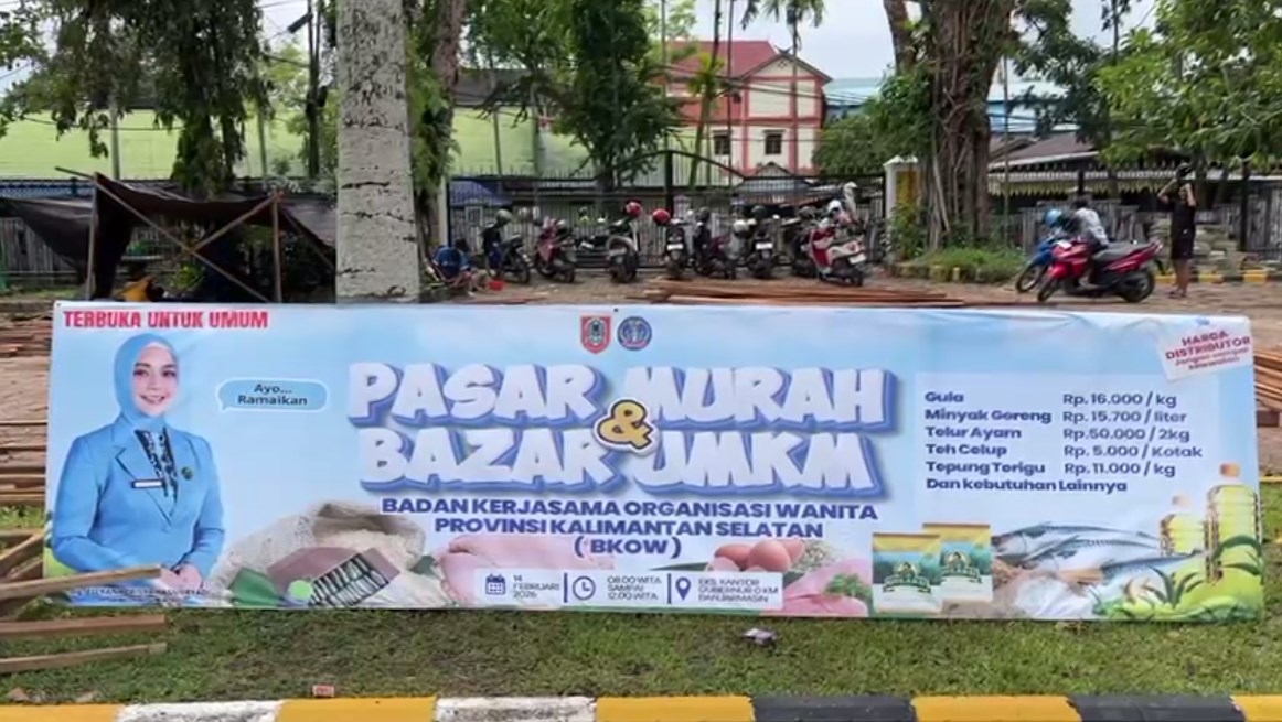 BKOW Kalsel Gelar Pasar Murah di Siring Nol Kilometer Sabtu Ini
