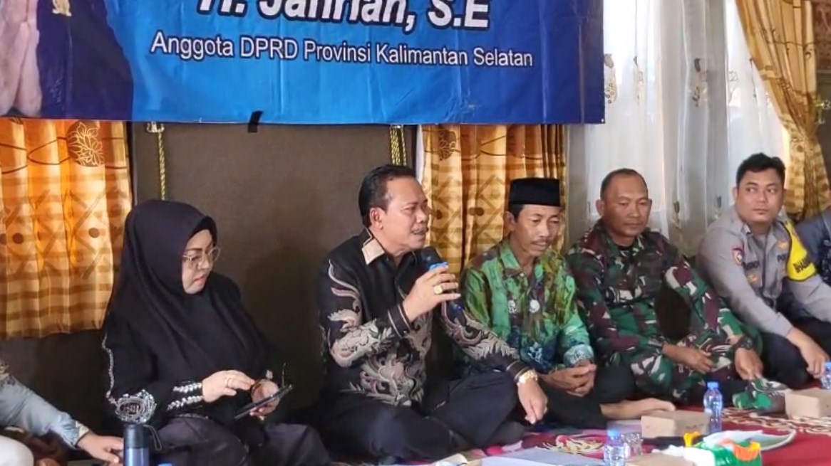 H. Jahrian Ajak Warga Barambai Muara Lawan Hoaks dan Dorong Infrastruktur Pertanian