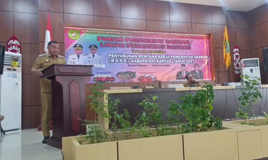 Wabup Dodo Buka Forum Perangkat Daerah Penyusunan RKPD Kapuas 2027