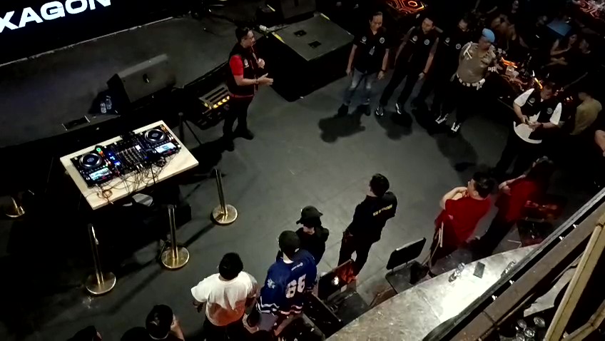 BNN Razia di Hexagon Banjarmasin