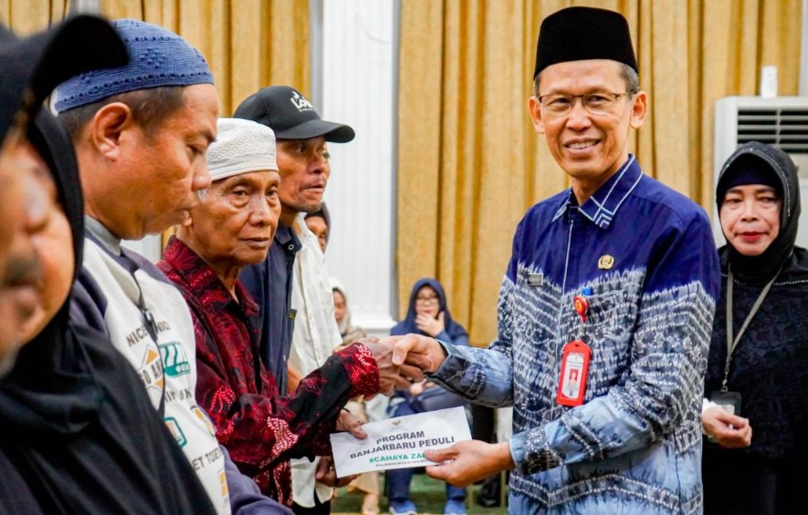Baznas Banjarbaru Salurkan Santunan Zakat Bagi 1.500 Mustahik