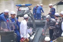 Aparat Gabungan Amankan Jalur Sungai Bagi Jemaah Haul ke-220 Datu Kelampayan