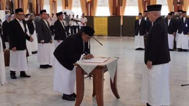Gubernur Kalsel Reshuffle Pejabat Eselon II, Muhidin Tekankan Kinerja