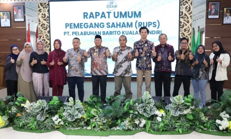 Hadiri RUPS PT PBKM, Bupati Barito Kuala Tekankan Kontribusi PAD