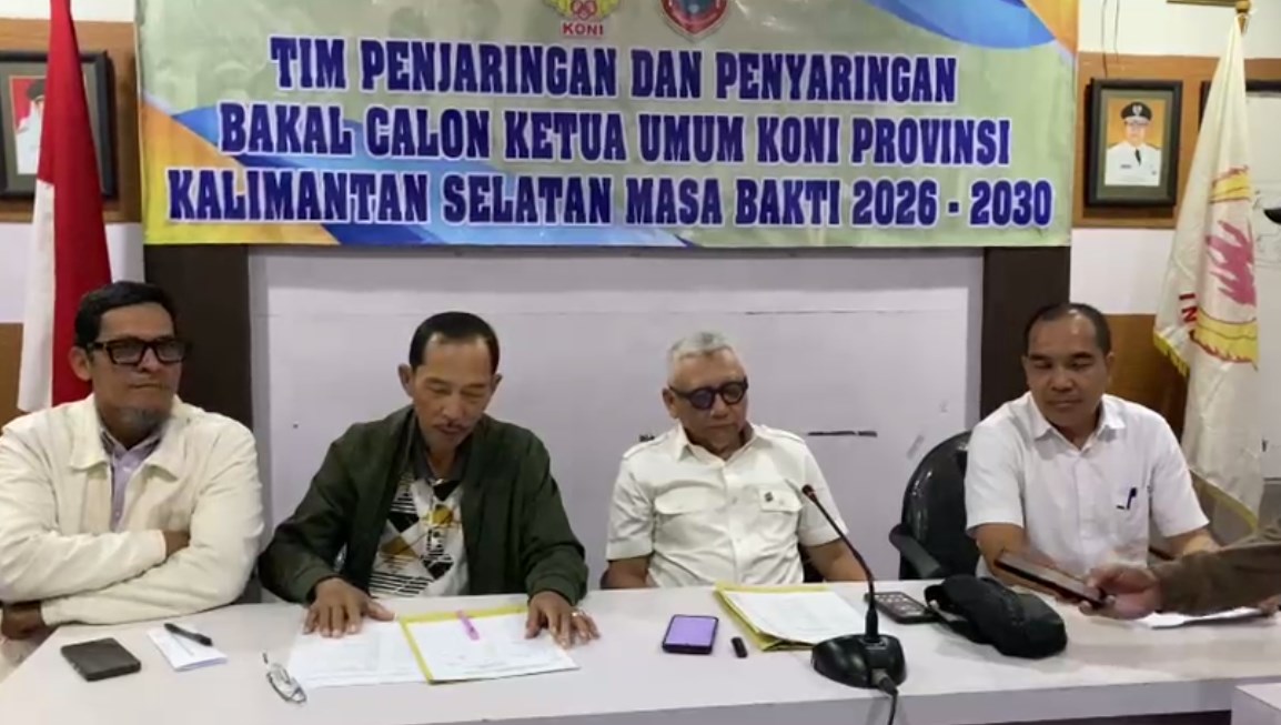 Pendaftaran Penjaringan dan Penyaringan Ketum KONI Kalsel Dibuka