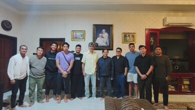 pertemuan dengan pelatih, pemain, serta suporter Barito Putera