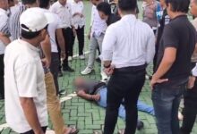 Pria Mendadak Ngamuk di Mako Polresta Banjarmasin