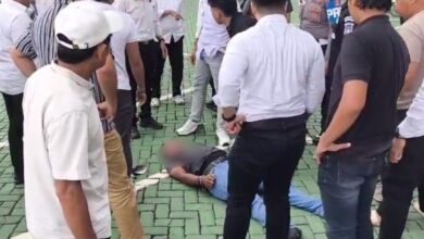 Pria Mendadak Ngamuk di Mako Polresta Banjarmasin