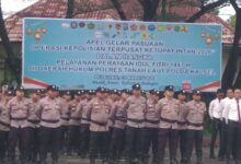 Ratusan Personel Disiapkan untuk Pengamanan Mudik Lebaran dan Obyek Wisata di Tanah Laut