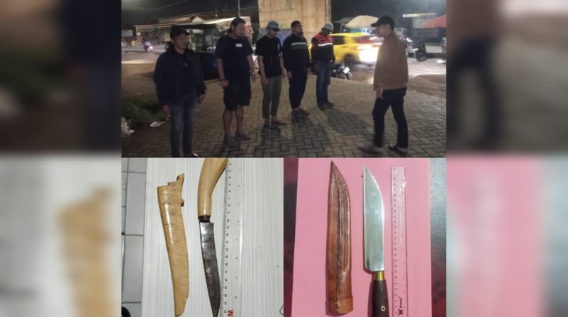 Dua Hari Berturut-turut, Polsek Banjarmasin Selatan Amankan Dua Pria Pembawa Sajam