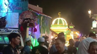 Semarak Festival Tanglong dan Bagarakan Sahur di Banjarbaru