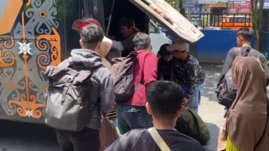 Terminal Km 6 Banjarmasin Dipenuhi Pemudik