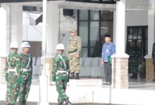 Bupati H. Bahrul Ilmi Sambut Batalyon Infanteri TP 925