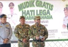 “Hati Lega Lebaran Bahagia”, Bupati Batola Lepas Peserta Mudik Gratis