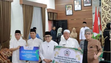 Pemkab Batola Gelar Safari Ramadan Bersama Ketua Komisi II DPR RI M. Rifqinizamy Karsayuda
