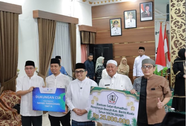 Pemkab Batola Gelar Safari Ramadan Bersama Ketua Komisi II DPR RI M. Rifqinizamy Karsayuda