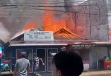 6 Rumah Terbakar di Cempaka Banjarbaru