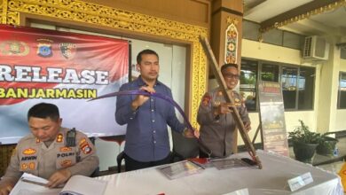 Polisi Amankan Terduga Penganiayaan di Sungai Andai