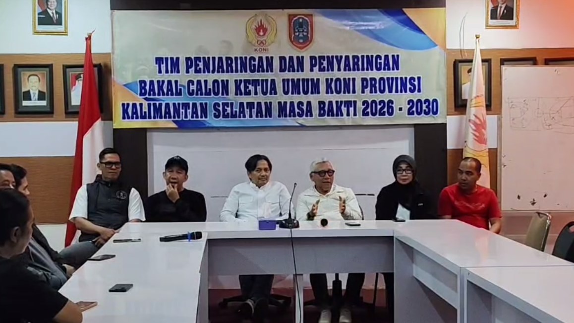 Sambangi KONI Kalsel, Hasnur Diskusi Regulasi Organisasi Olahraga