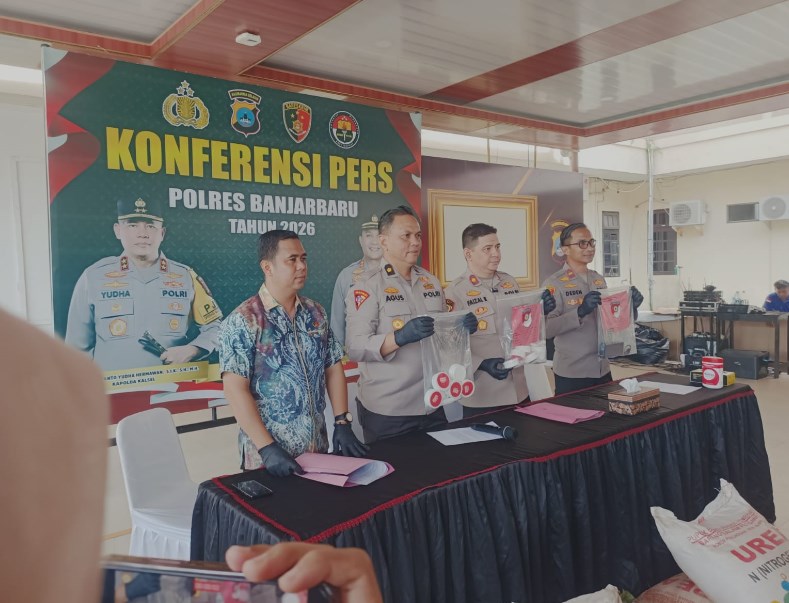 Satreskrim Polres Banjarbaru Gagalkan Peredaran Obat Luka Ilegal