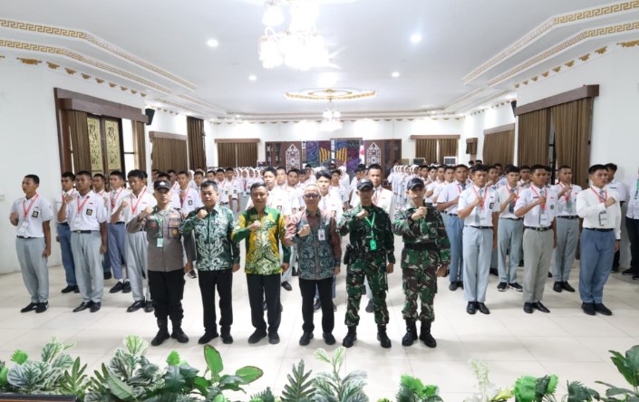 Sekda H. Zulkipli Yadi Noor Resmi Tutup Seleksi Paskibraka Barito Kuala Tahun 2026