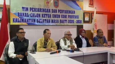 Tidak Ada Pendaftar, Penjaringan Balon Ketum KONI Kalsel Diperpanjang