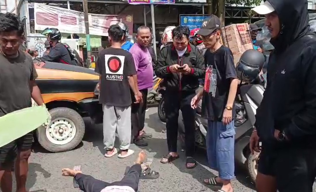 Laka di Perempatan Sungai Andai, Pemotor Tewas di Tempat